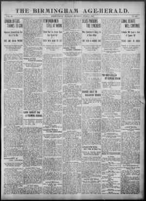Birmingham Age Herald Newspaper 9 Haziran 1902 kapağı