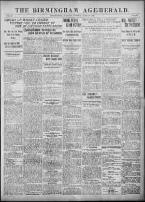 Birmingham Age Herald Newspaper 10 Haziran 1902 kapağı