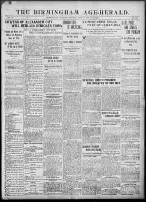 Birmingham Age Herald Newspaper 15 Haziran 1902 kapağı