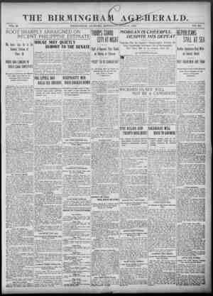 Birmingham Age Herald Newspaper 21 Haziran 1902 kapağı