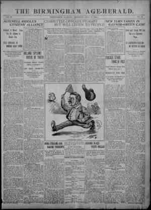 Birmingham Age Herald Newspaper 10 Temmuz 1902 kapağı