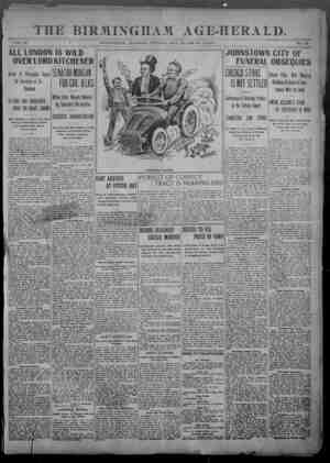 Birmingham Age Herald Newspaper 13 Temmuz 1902 kapağı