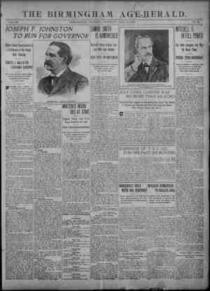 Birmingham Age Herald Newspaper 17 Temmuz 1902 kapağı