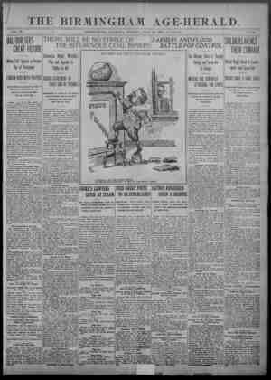 Birmingham Age Herald Newspaper 20 Temmuz 1902 kapağı