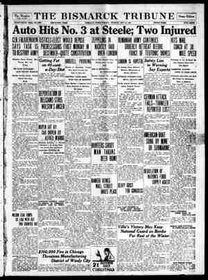 The Bismarck Tribune Newspaper November 28, 1916 kapağı