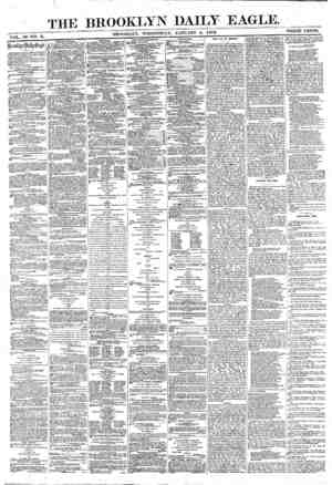 Brooklyn Daily Eagle Newspaper January 5, 1870 kapağı