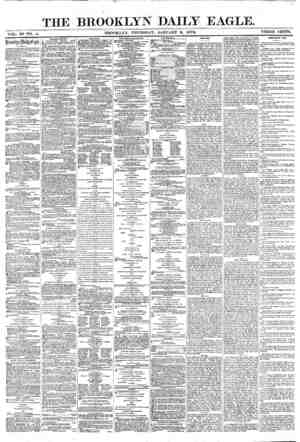 Brooklyn Daily Eagle Newspaper January 6, 1870 kapağı