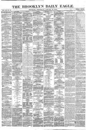Brooklyn Daily Eagle Newspaper January 12, 1870 kapağı