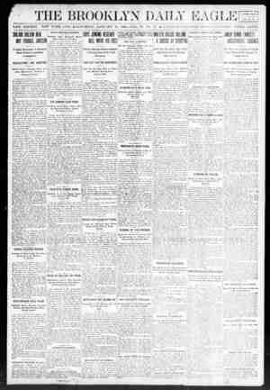 Brooklyn Daily Eagle Newspaper January 18, 1908 kapağı