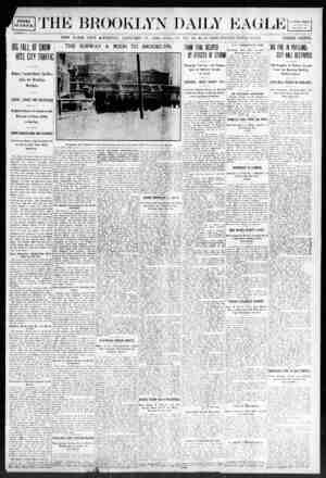 Brooklyn Daily Eagle Newspaper January 24, 1908 kapağı