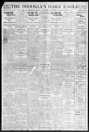 Brooklyn Daily Eagle Newspaper January 26, 1908 kapağı