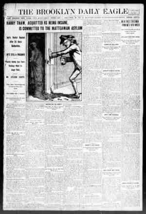 Brooklyn Daily Eagle Newspaper February 1, 1908 kapağı