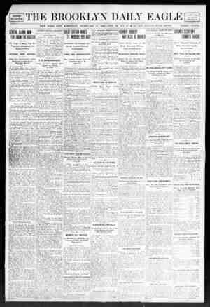 Brooklyn Daily Eagle Newspaper February 17, 1908 kapağı