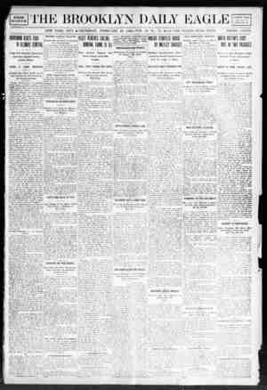 Brooklyn Daily Eagle Newspaper February 20, 1908 kapağı