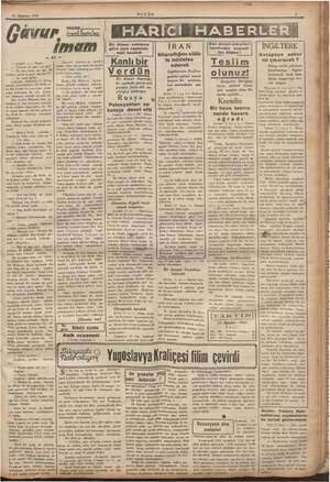    12 Ağustos 1941 e ğ UUp, ili İz ende imam —47— — İzmirde «...» Be; El S e? a para v ş kuruş var ağir a Be N ne m ra...