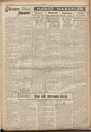    19. Ağustos 1941 manın dVup, is m yam tabiatli bir adamdı. müdürü Mazhar Bey zi una Ez alınan iz miner fendim; Kı mer...