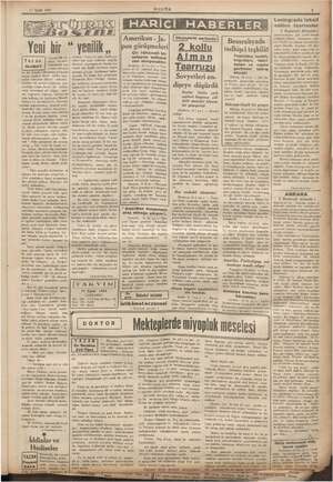    17 Eylal 1941 Yen ir > yenilik Gazetecilik 5 rsi lu ebbihli nat mmm Yazan ULUNAY yi itibarla hükümetin gözünden v im 9...