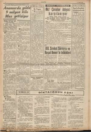       2 , ii | A 21 Eşi 1941 | Mersin Bahçelerinde Faaliyet İğ; GREALİTEİ m İki Par iler ibi İşgal altmdaki Anamurda adi ki