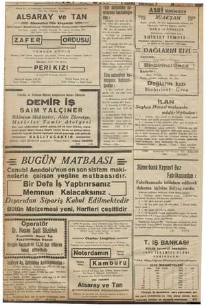    PR Pa 00 yram Gün ve Gecelerinde Görülmemiş Bir Muvatkiyele “Gösterilmiş iii eri Kızı Filminden ALSARAY ve TAN Tüm...