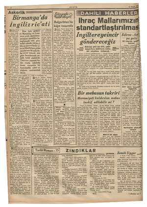   . i BUGÜN Askerlik ? i Birmanya'da > .|e »e 9 g » | Bulgaristan'da ri GÜL | köğt tasarrufu ? ze da düşmanda olyada Ticaret