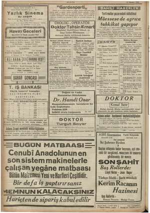    BUGON | “Singapur Yolunu Gördünüz mü ?.. ti İt Cennet Perisini Seyrettiniz mi ?. el... Yazlık Sinema NN BU AKŞA Ni Bütün bu