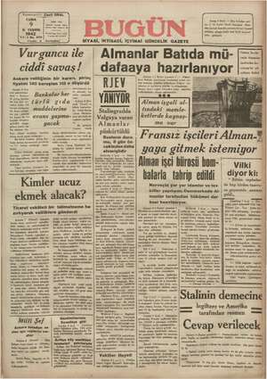    CUMA B. TEŞRİN 1942 Yıl:3 No, 650 yatı 5 Başmuharriri: Cavit ORAL DARE Çükmek. dadderi Adana Teteton 138— Penta amg ia...