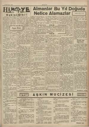  J ayı amım 175B. Teşrin 1947 mmm Eskis Sıcak bir ağustos öğlesi mavi “göğün ortasına çakılıp n kızgın gü lenizin düz sathında