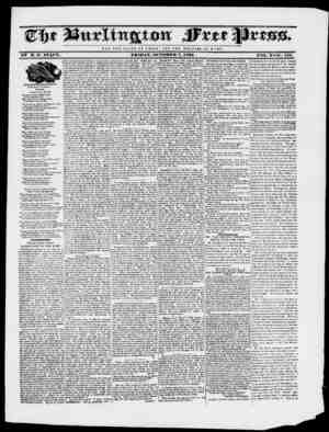 Burlington Free Press sayfa 1