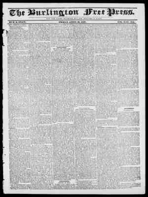 Burlington Free Press sayfa 1