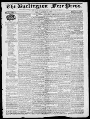 Burlington Free Press sayfa 1