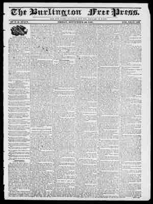 Burlington Free Press sayfa 1