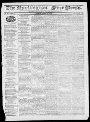 Burlington Free Press sayfa 1