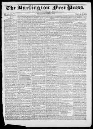 Burlington Free Press sayfa 1