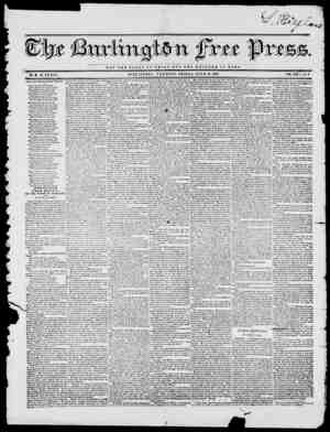 Burlington Free Press sayfa 1