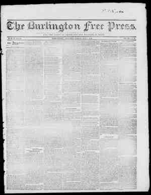 Burlington Free Press sayfa 1