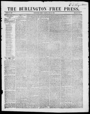  THE BURLINGTON FREE PRESS, WHOLE lo. 007. niKMCJTO, FRIDAY MORNING, JULY 31, 1846. VOIi. XX. IVO. 8. SPEKCII OK hox. uv.o. p.
