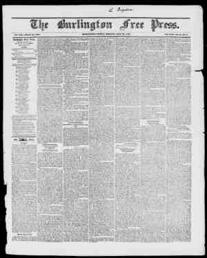 Burlington Free Press sayfa 1