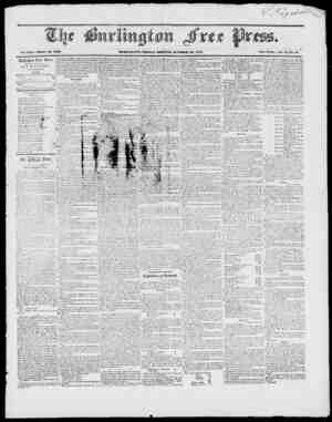 Burlington Free Press sayfa 1