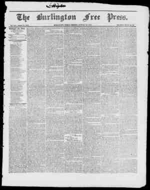 Burlington Free Press sayfa 1