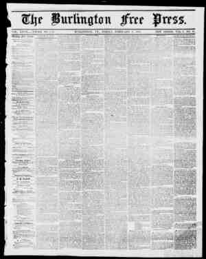 Burlington Free Press sayfa 1