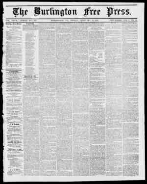 Burlington Free Press sayfa 1
