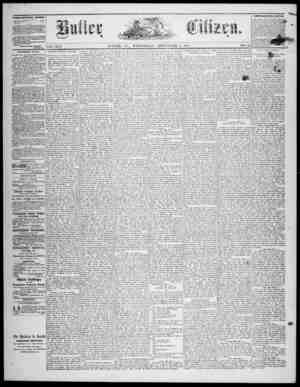 The Butler Citizen Newspaper September 3, 1879 kapağı