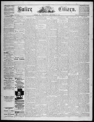 The Butler Citizen Newspaper September 10, 1879 kapağı