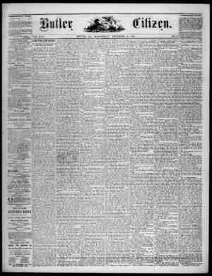 The Butler Citizen Newspaper December 24, 1879 kapağı