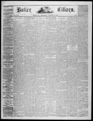 The Butler Citizen Newspaper January 14, 1880 kapağı