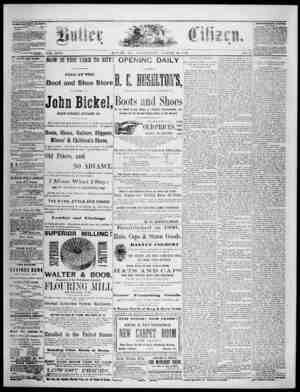 The Butler Citizen Newspaper March 24, 1880 kapağı
