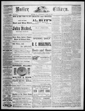 The Butler Citizen Newspaper April 28, 1880 kapağı