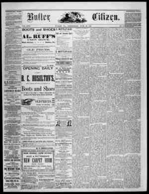 The Butler Citizen Newspaper June 30, 1880 kapağı