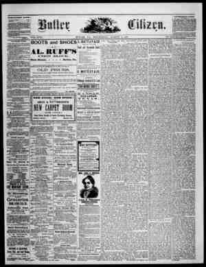 The Butler Citizen Newspaper August 4, 1880 kapağı