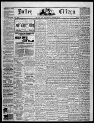 The Butler Citizen Newspaper October 13, 1880 kapağı